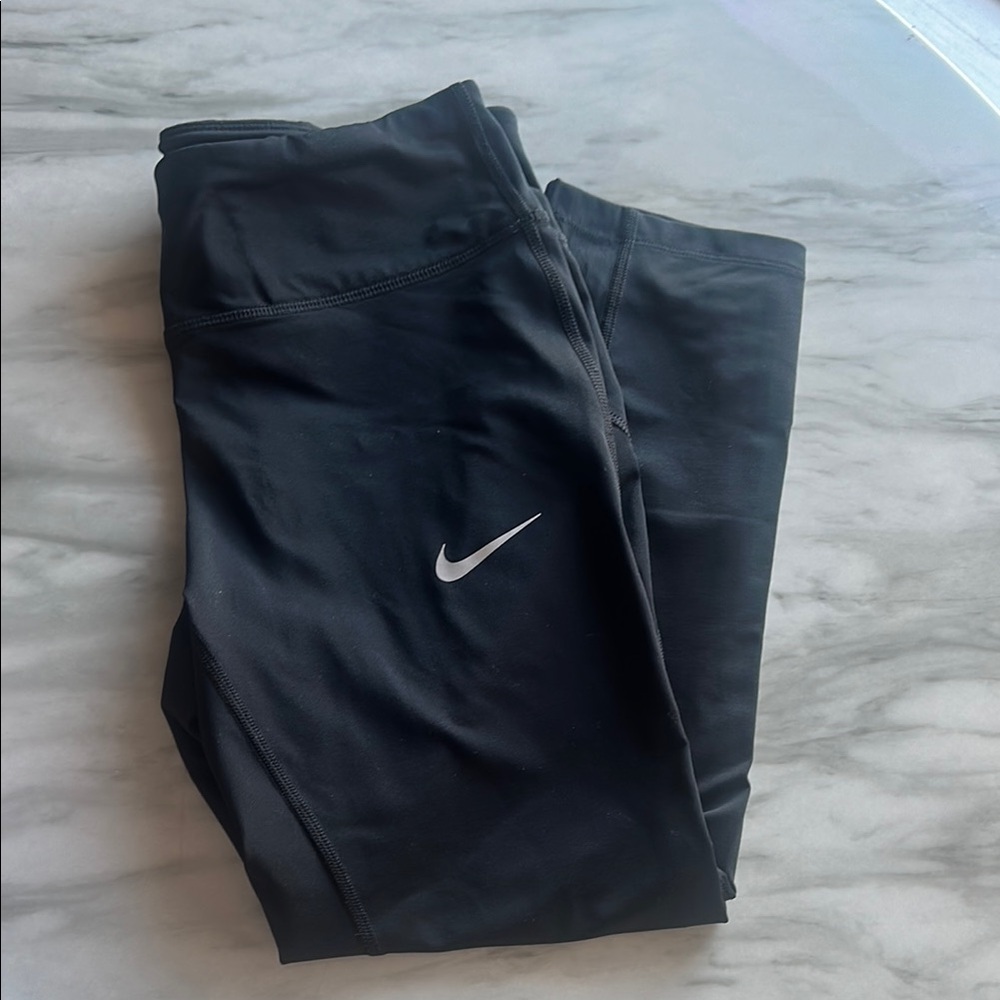 Nike Black Leggings with Signature Swoosh